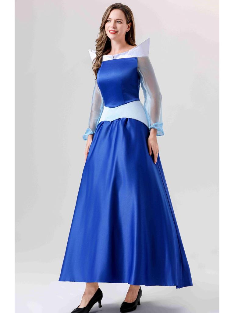 Costume da Cosplay da Principessa Aurora Bella Addormentata per Donna Adulta