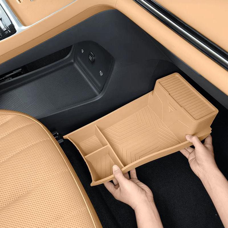 For Geely Starray EM-i EX5 EM-i 2025 2026 Center Console Lower Storage Box Silicone Organizer Interior Accessories
