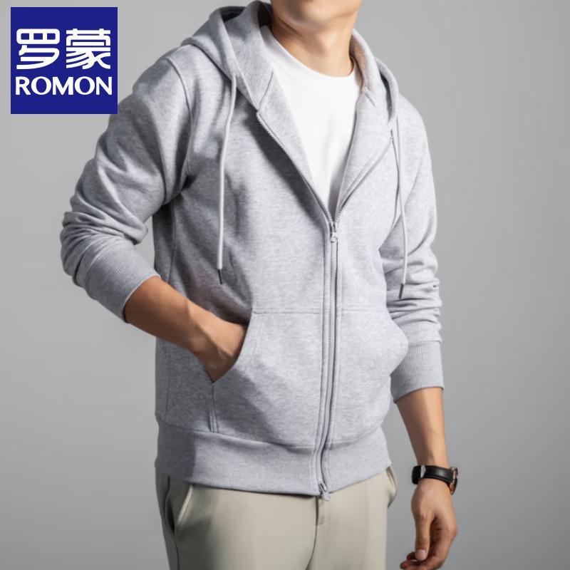 

Romon Men s Loose Hooded Cardigan Jacket 4XL