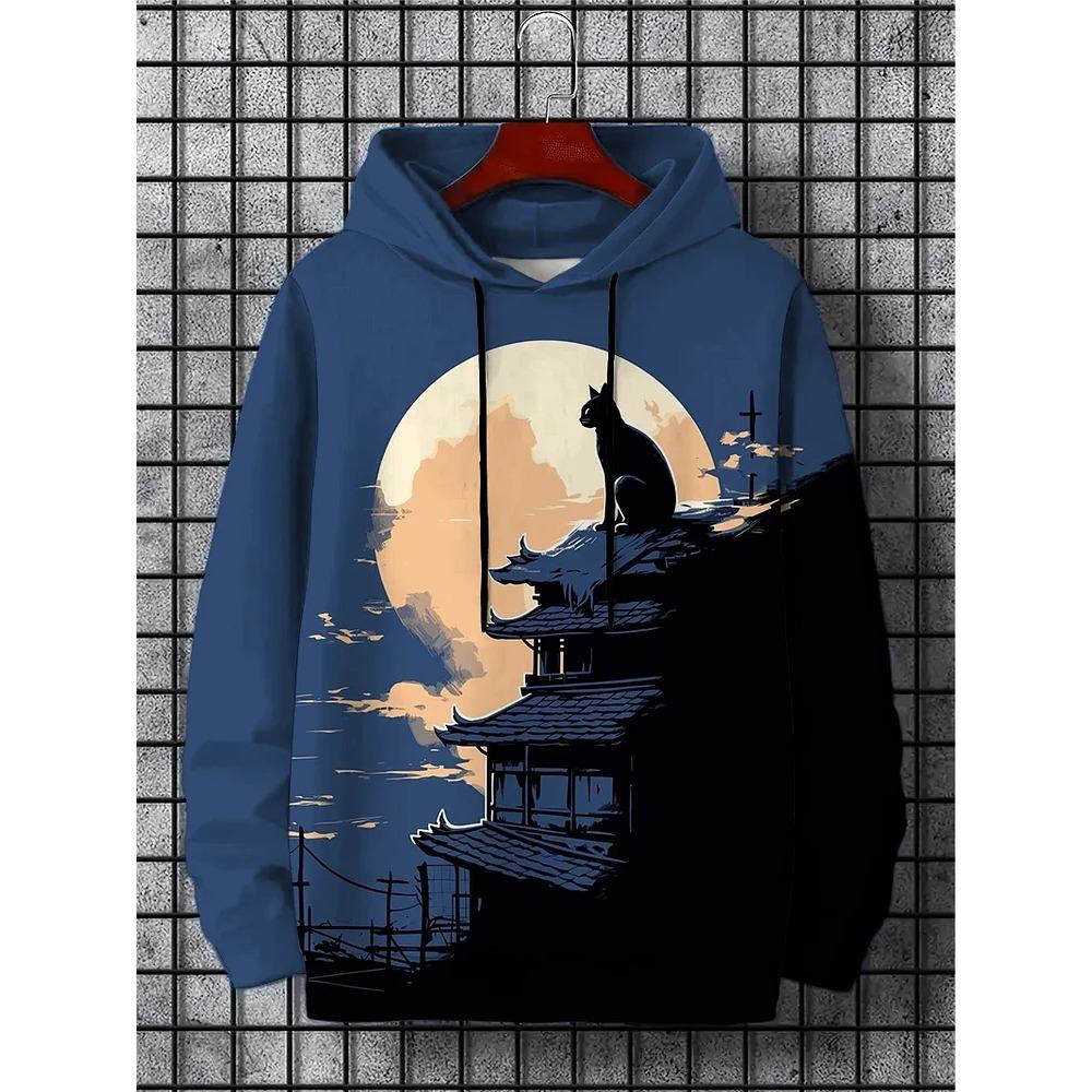 Astronaut Cat 3d Printing Hoodie Men Women Fashion Long Sleeve Hoodies Sweatshirt Oversized Coat Women Sweats Hoodies