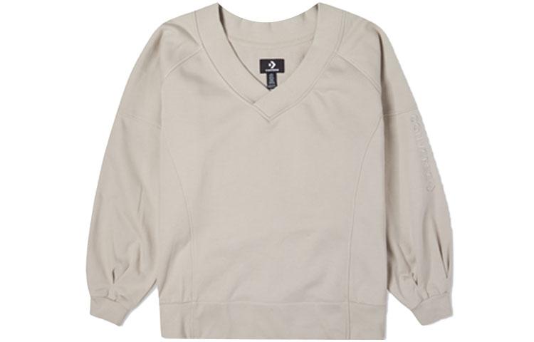 Converse Sweatshirt Women s Beige 10022959-A05 XS