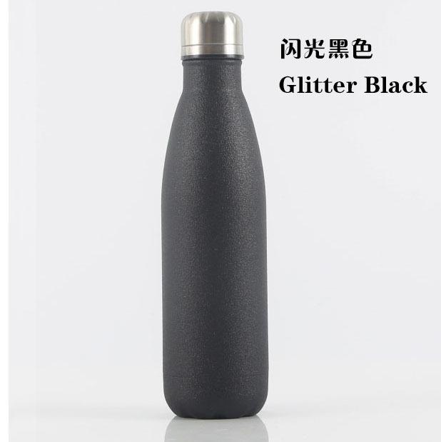 Steel Sports Bottle Glitter Paint Coke Bottle Thermos Flask Drinking Cup Supports One Piece Printing Durable Durable Useful