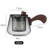 Japanese 350ml Side Handle Glass Teapot With Tea Infuser Filter Brewing Flower Tea Pot Puer Oolong Tea Maker Kungfu Tea Set