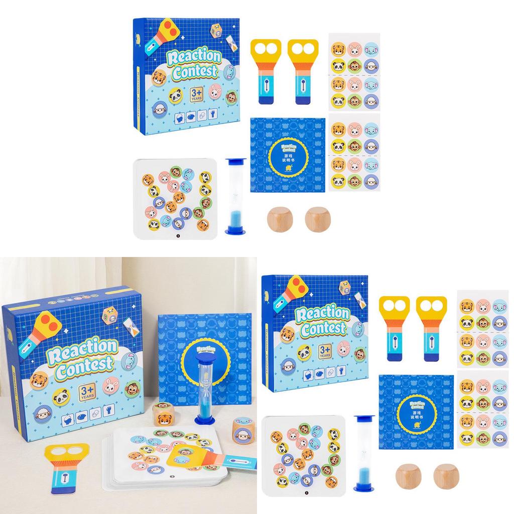 Reaction Competition Kids Interactive Puzzle Game With Card Material For Focus Training
