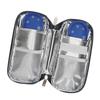 Insulin Cooler Bag Portable Lightweight Improved Insulation Convenient for Insulin Pen Glucose Monitor Blue Bottom