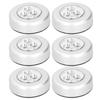 6PCS Schranktür Touch Control Licht LED Hydraulische Scharnier Schrank Lichter für Indoor Outdoor Möbel