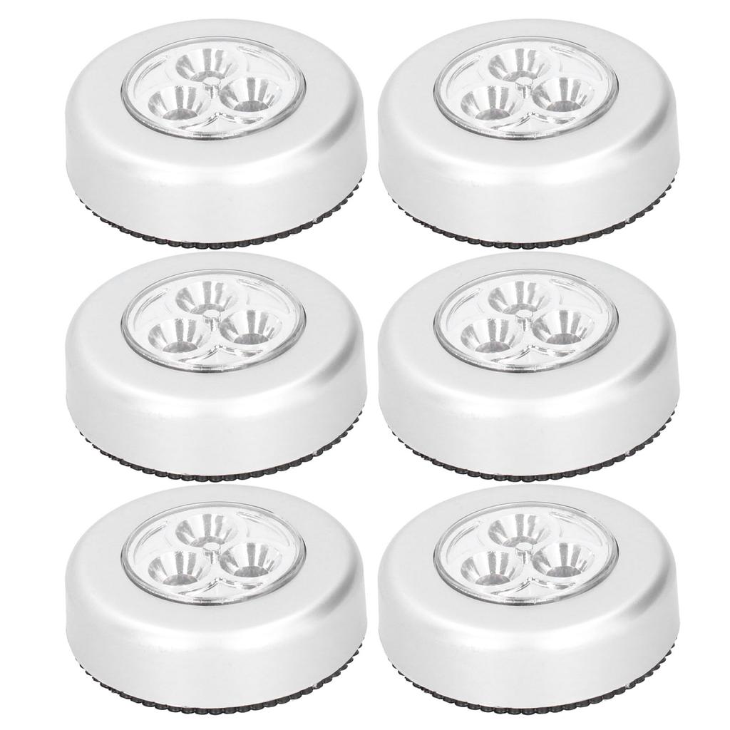 6PCS Schranktür Touch Control Licht LED Hydraulische Scharnier Schrank Lichter für Indoor Outdoor Möbel