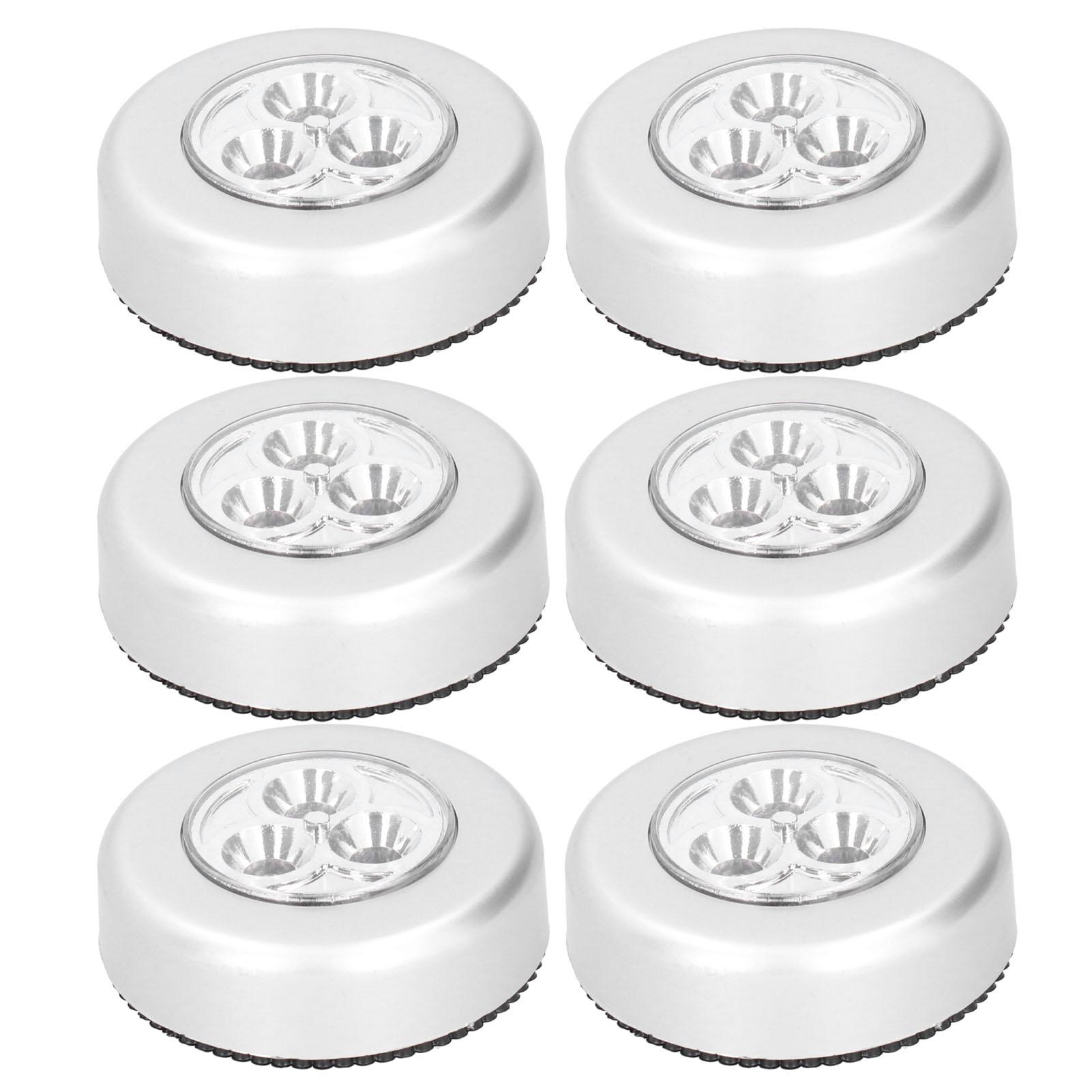 

6PCS Cabinet Door Touch Control Light LED Hydraulic Hinge Closet Lights for Indoor Outdoor Furniture