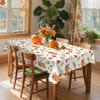 Autumn Leaf Pumpkin Berries Autumn Tablecloth (per pack of 1) Suitable for kitchen tables, parties, picnics and decorationzyc