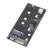 M.2 NGFF to SATA Adapter Card Professional 6Gbps Supports M.2 NGFF 2280 2260 2242 2230 M.2 NGFF SSD to 2.5 Inch SATA