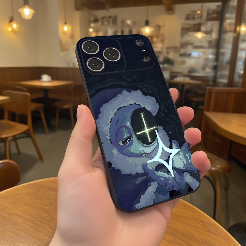 

Чехол для телефона Dandys World Astro для iPhone 17,16,15,14,13,12,11,Pro,XS,Max,XR,Plus,E,SE4,Mini Черный Мягкий Чехол iPhone17promax