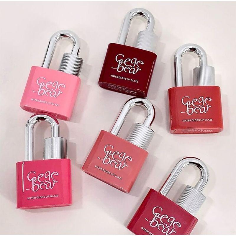 Gege Bear - Lock Heart Süßer Wasser Lipgloss - 1-3