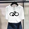 (Asian Size) Fashion Print Female Cat Lovely Style Trend 90s Casual Women's Top Casual T Clothing Graphic Tee S… More