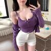 2026 New Slim-Fit Long-Sleeve Thin Cardigan and Camisole Two-Piece Casual Women's Set