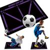 Football Footstep Training Mat Soccer Practicing Equipment Wear Resistant Dribble Control Shock Absorption