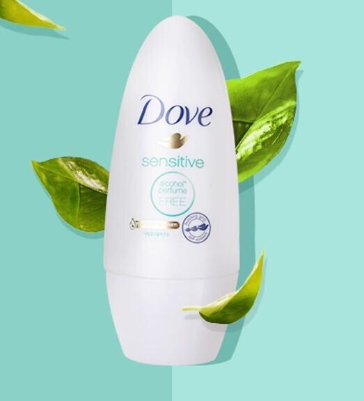 DOVE Deodorant Roll-On 1+1 Promotion, Choose 1 of 2 (Original/Sensitive)