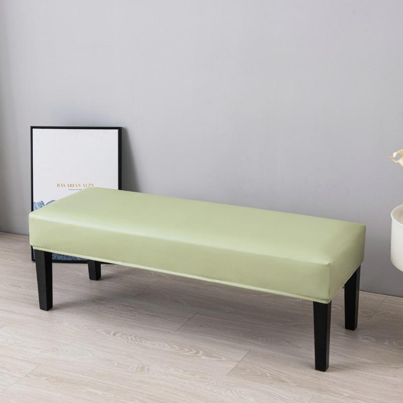 Coprisedia da Pianoforte Jacquard Impermeabile Copribanchi da Pranzo Jacquard Elasticizzato Coprisedile Rettangolare Monocolore per Sgabello