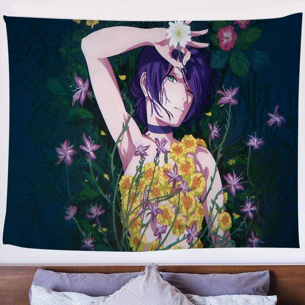 Classic Anime CChainsaw MMan Tapestry Wall Hanging Wall Hanging Bohemian Wall Tapestries Mandala Wall Hanging Sheets