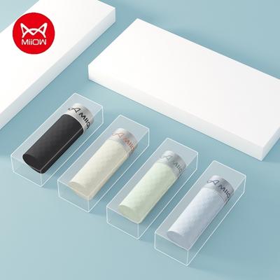 MiiOW 4Pcs Modal Men Underwear Boxer Graphene Antibacterial Trunks Sexy Male Panties Soft Underpants Ice Silk Boxershorts L-4XL