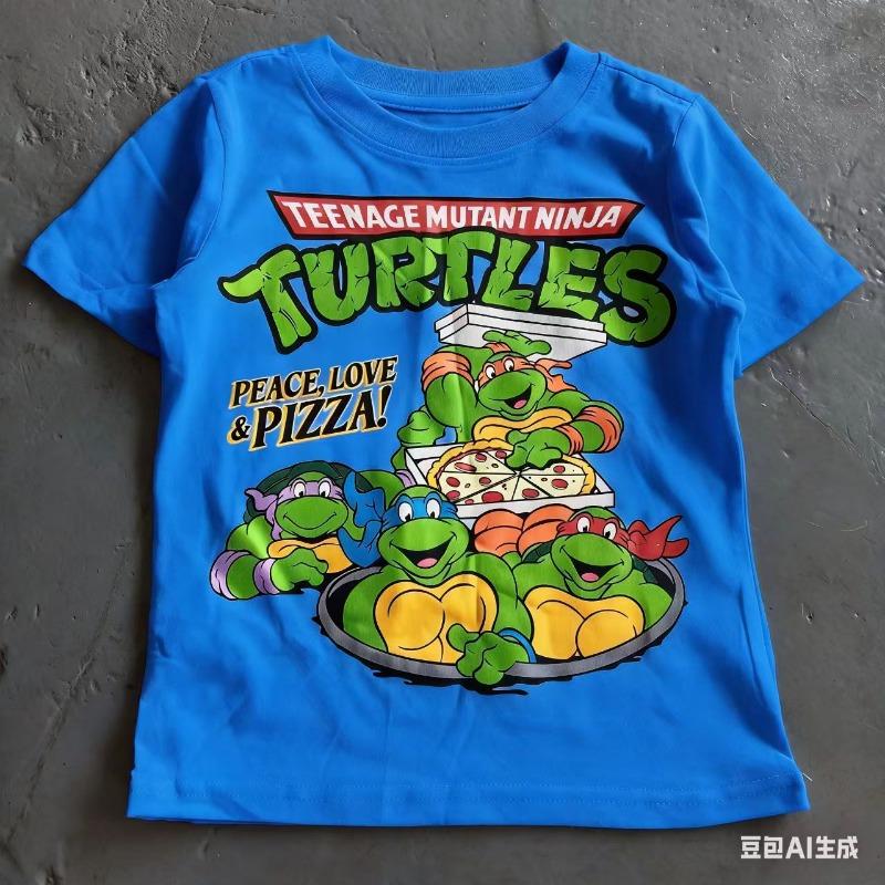 Nickelodeon Bestseller: Nick - Teenage Mutant Ninja Turtles 100% Cotton T-Shirt for Children Aged 3-12 - Cute Cartoon Top