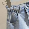 High Waisted Denim Shorts for Women Loose Fit Summer Wide Leg A-line Denim Shorts