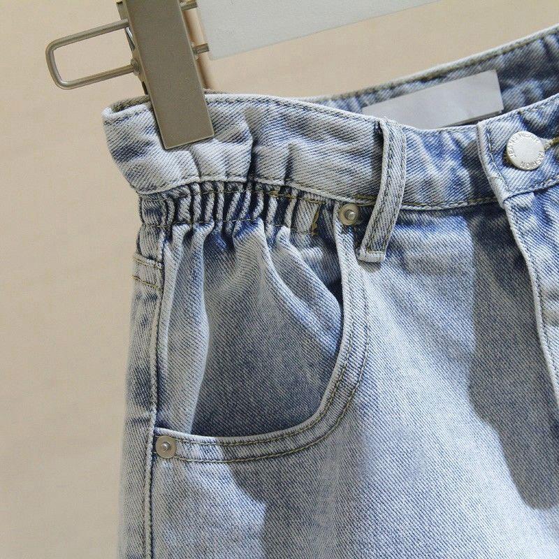 High Waisted Denim Shorts for Women Loose Fit Summer Wide Leg A-line Denim Shorts