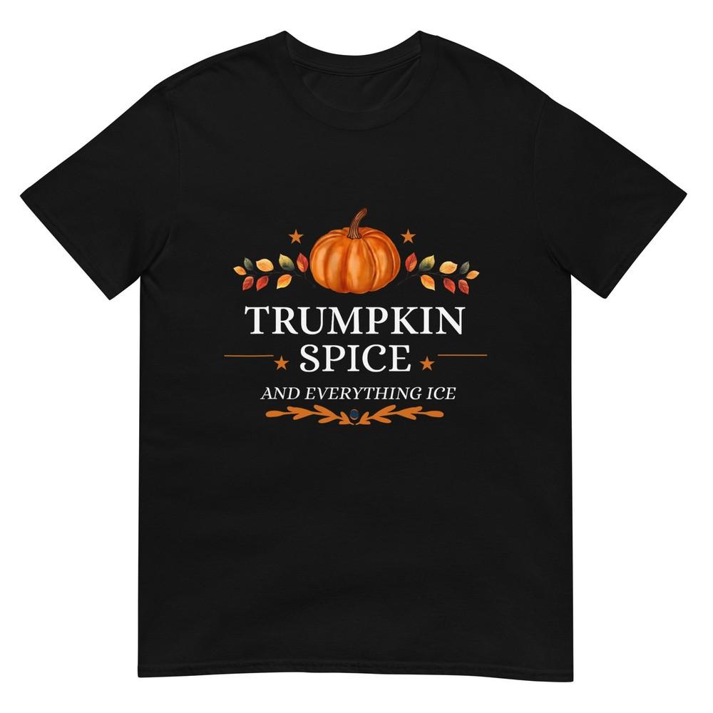 Trumpkin Spice and Everything Ice Fall Autumn Halloween T-Shirt 2XL
