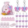 Elephant PVC Set: Baby Gift & Party Decor for Boys and Girls