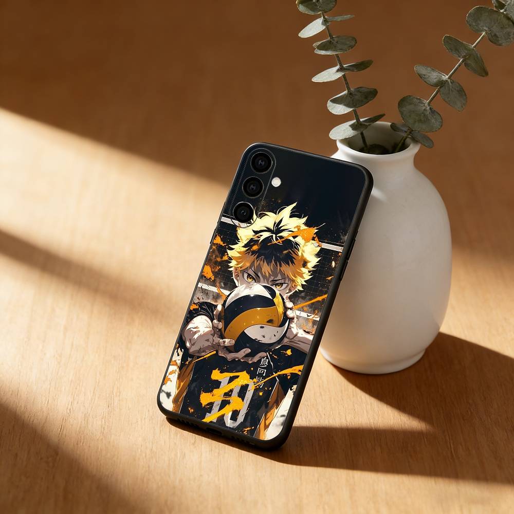 Anime H-haikyuu wallpaper Phone Case For Samsung GalaxyA13,21s,22,31,32,52,53,71,72,73,Soft Black Cover