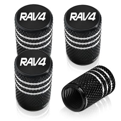 Haoshilianfa RAV4 Tire Air Valve Cap for Toyota Aluminum Rav4 Auto Dress Up Parts