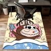 Custom Labubu Mat Personalized Name, Polyester Washable Indoor Entryway Rug, Gift for Christmas, Easter, Thanksgiving Day