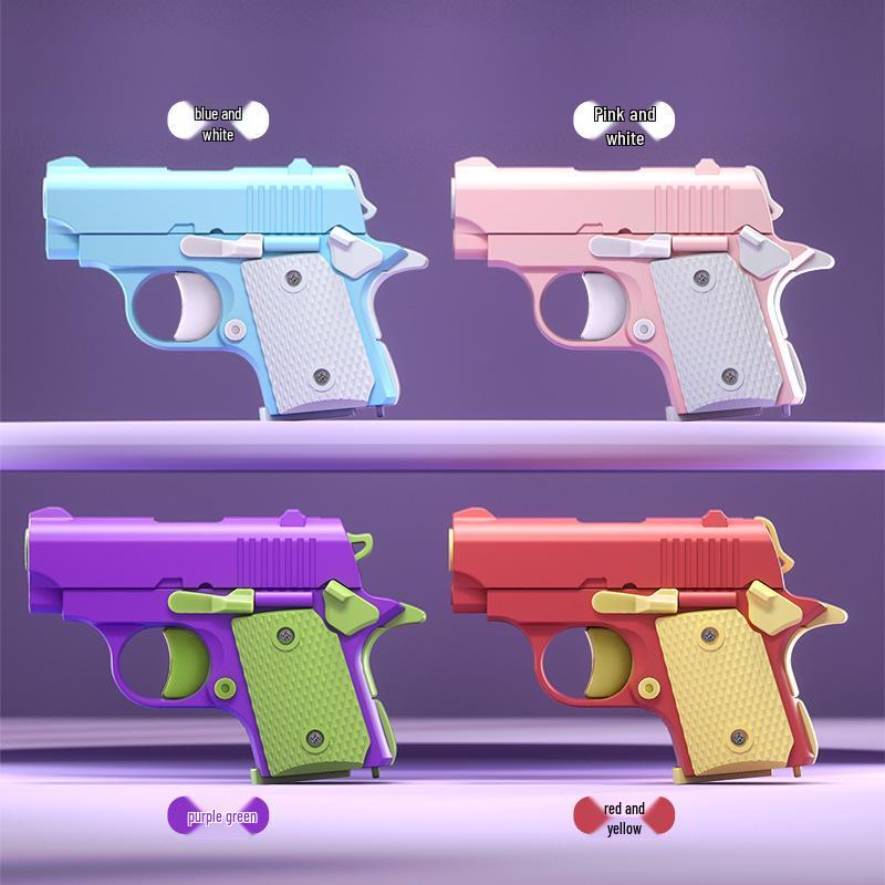 Cross-Border Radish Gun 1911 Cub Toy: Gravity-Activated Decompression Pistol