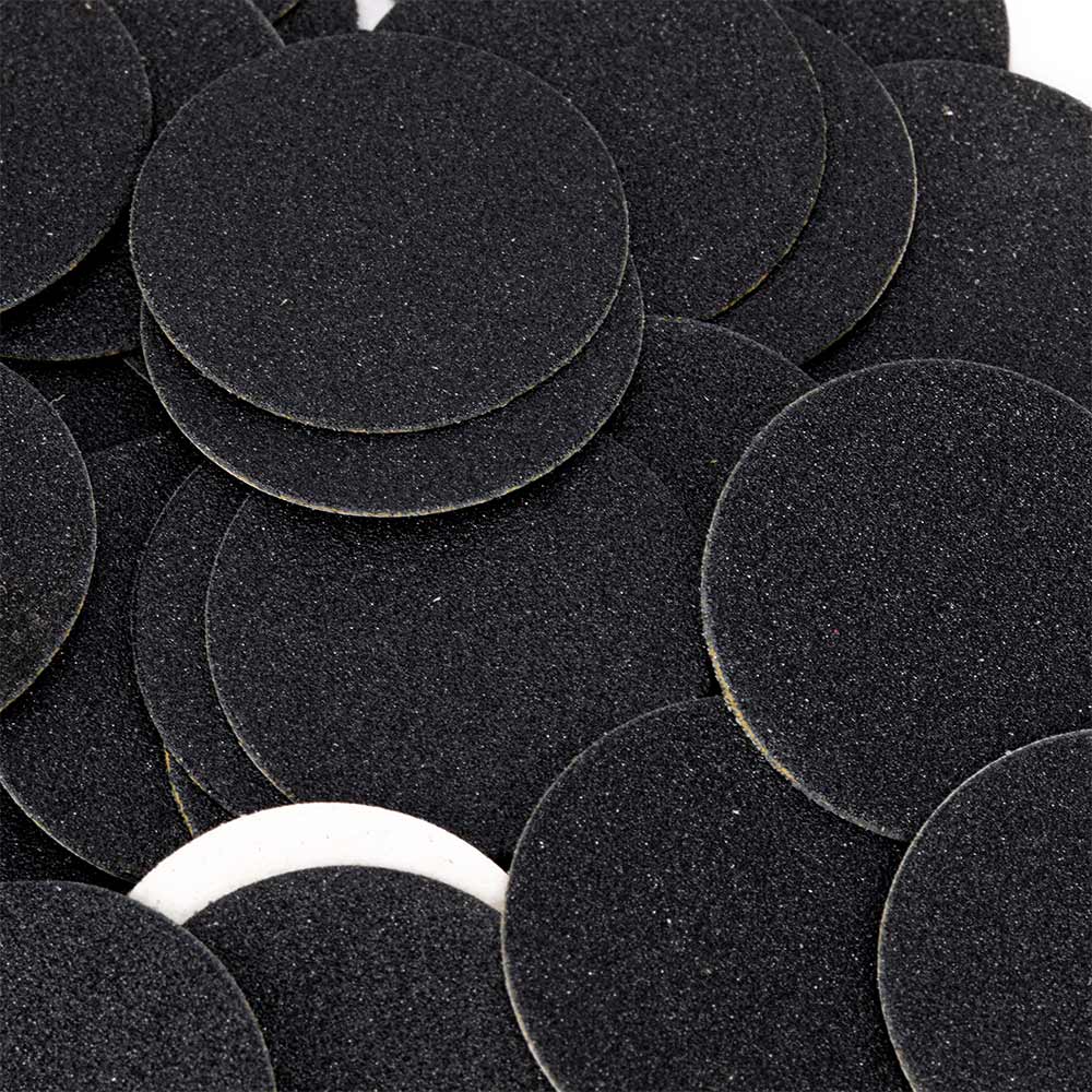 Nakładki Ścierne Tarcze Wymienne 240 Grit Do Pododisk Rozmiar L 25 Mm 50 Szt