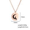 My Shape Flower Fairy Elf Necklace For Women Girl Cute Angel Wings Stainless Steel Hollow Pendant Fashion Jewelry Choker Gift