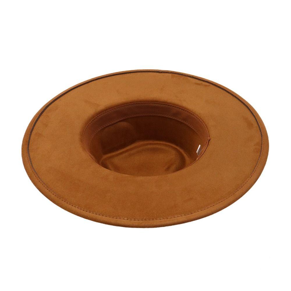 Heart Design Wide Brim Hat Wide Brim Panama Hat Classical Vegan Suede Hat