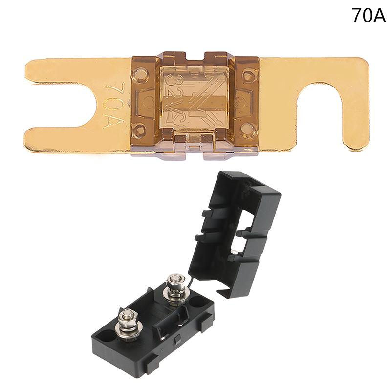 1 Set 20V 30V 40A 50A 60A 70A 80A 100A 125A 150A 200A Ans Trumpet Fork Plug Fuse Bolt Fixed Insurance And Safety Plate Base