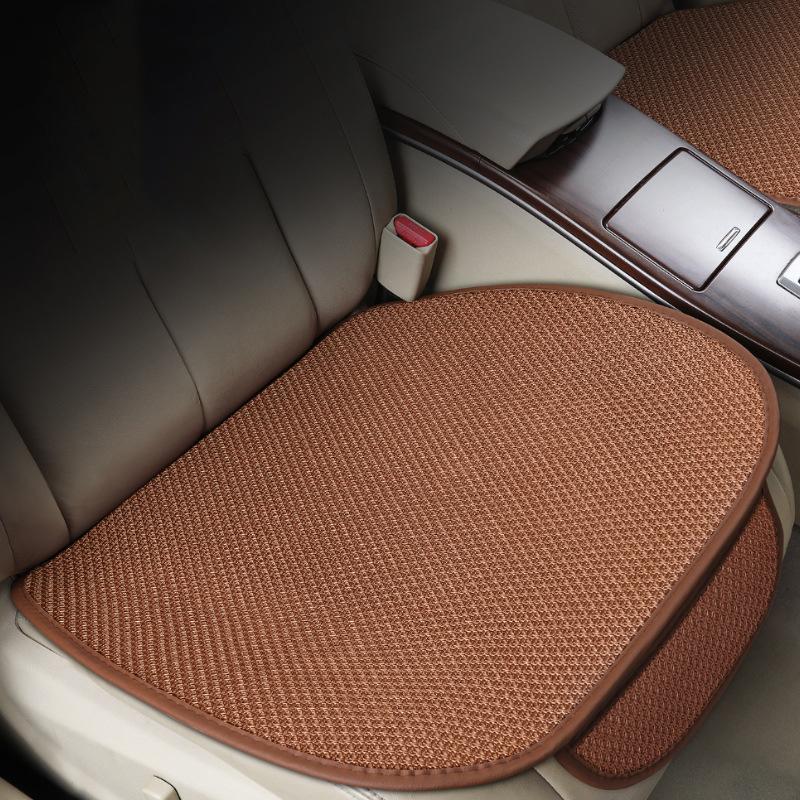 Coprisedile per Auto Estivo Traspirante Seta Ghiacciata Antiscivolo Protezione Sedile Auto Pad Universale per Uomo Donna Accessori Interni Auto