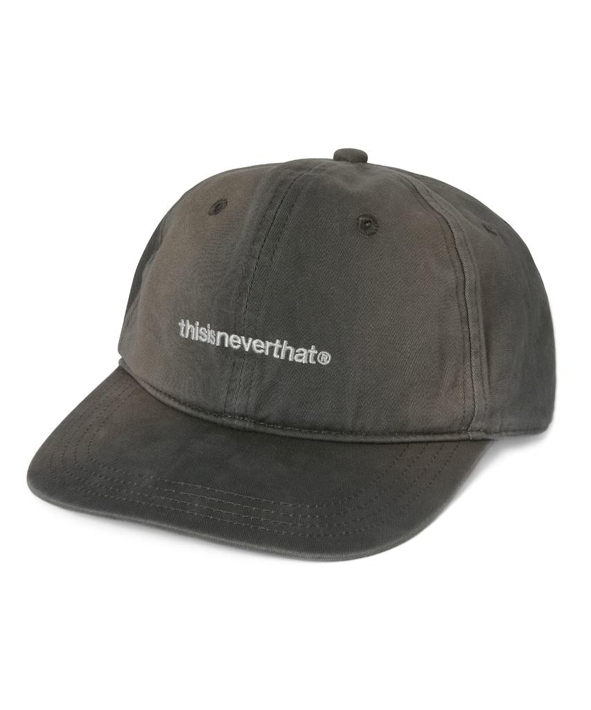 THISISNEVERTHAT Bleached T-Logo Cap Charcoal