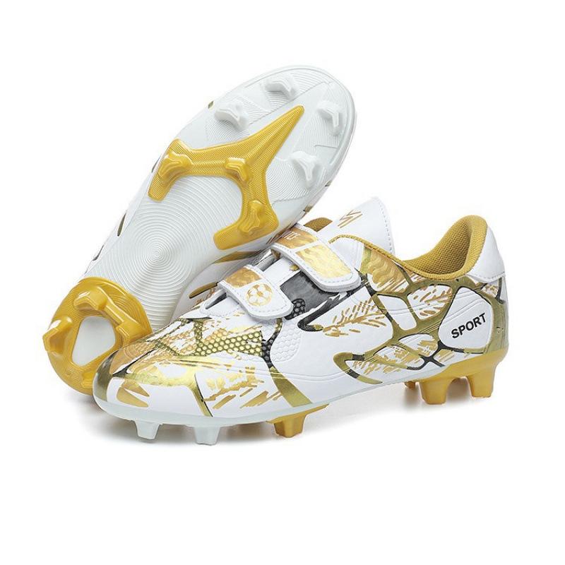 Foreign Trade Football Shoes Children's Youth Student Competition Training Shoes Boys and Girls Grinding Stickers Football Shoes