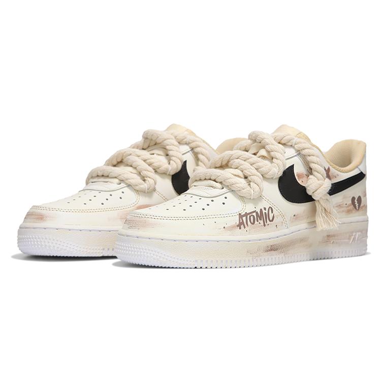 Nike Air Force 1 Low top Skateboard Shoes Women's Beige DD8959-100(Team82-)