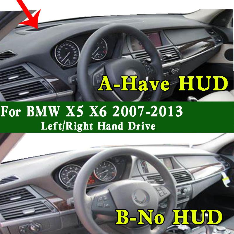 For BMW X5 X6 2007-2013 E70 E71 E72 Dashmat Dashboard Cover trument Panel Protective Pad Dash Mat Anti-Dirt Proof Ornaments
