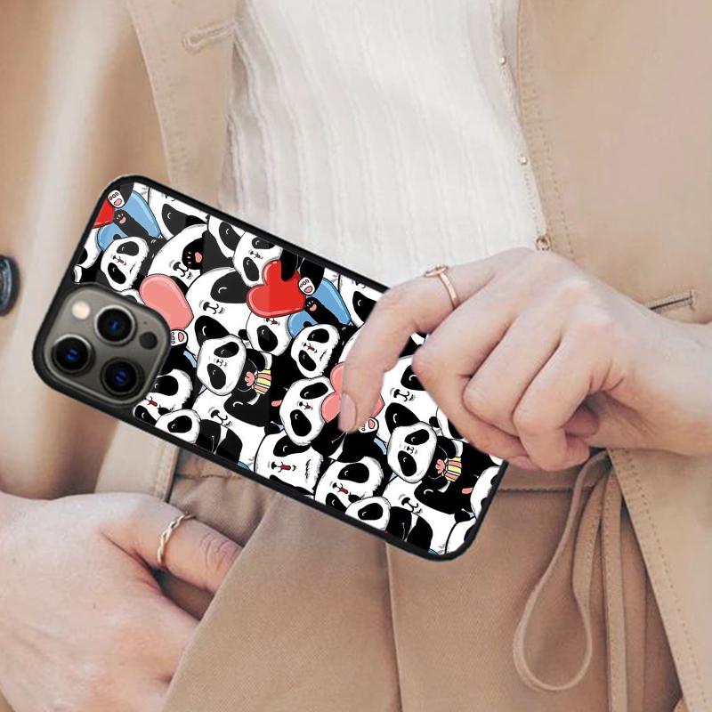 Chinese Bear Panda Magnetic Phone Case For APPLE iPhone 17 Air 16 14 13 12 Pro Max 15 Plus Wireless Charge With MagSafe Cover