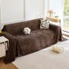 Weave Solid Color Living Room Sofa Cover Thickened Chenille Sofa Cushion All-Season Universal Double-Sided Cover Blanket S020
