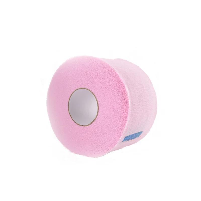 

1 том парикмахерская бумага для шеи одноразовая бумага для глушителя аксессуары для стрижки волос воротник покрытие парикмахерские инструменты парикмахерские аксессуары розовый