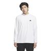 Rückengrafik Langarm Mock-Shirt Weiß [Adidas Golf] J/M