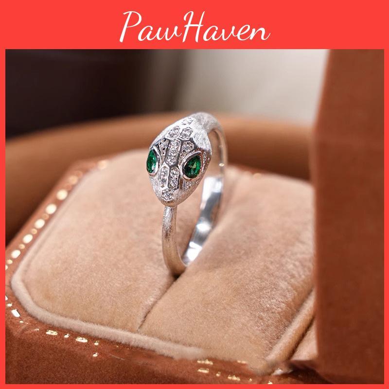 Fashionable Animal Inspired Adjustable Snake Ring For Women Premium Quality Copper Jewelry