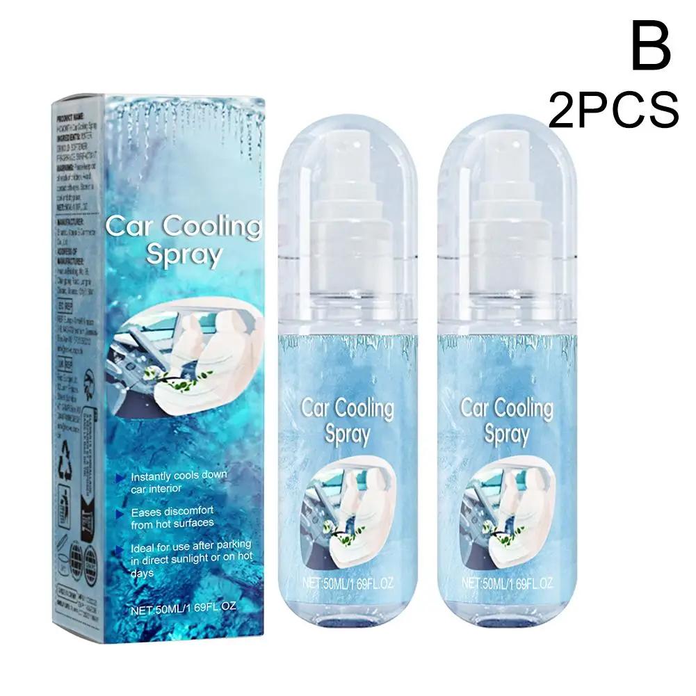 Car Cooling Spray Rapid Temperature Reduction For Summer,Non-Flammable Safe Interior Mist,Long-Lasting For Emergency Heat R E8C7