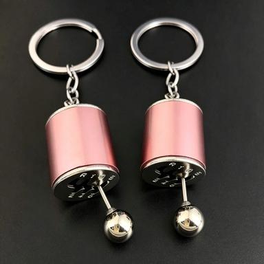2Pcs Creative Manual Gear Fingertip Decompression Keyring Push Toy Decompression Gear Keychain Versatile High Value Pendant