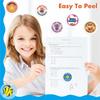 500Pcs/Roll Well Done Teacher Encouragement Kids Rewards Stickers - DIY Scrapbooks Album Decor Sealing Label Decals