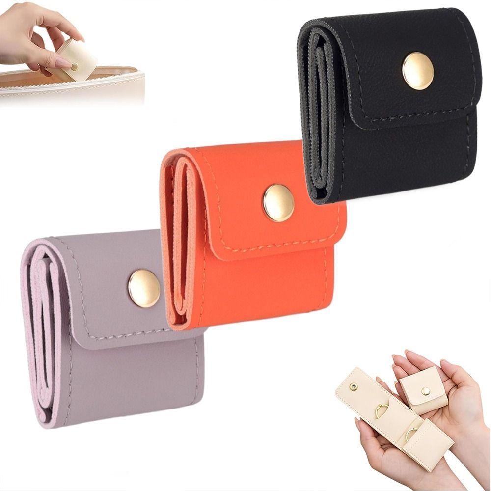 Mini Jewelry Storage Bag Simple Foldable Necklace Ring Packing Bag  Ring Storage Box